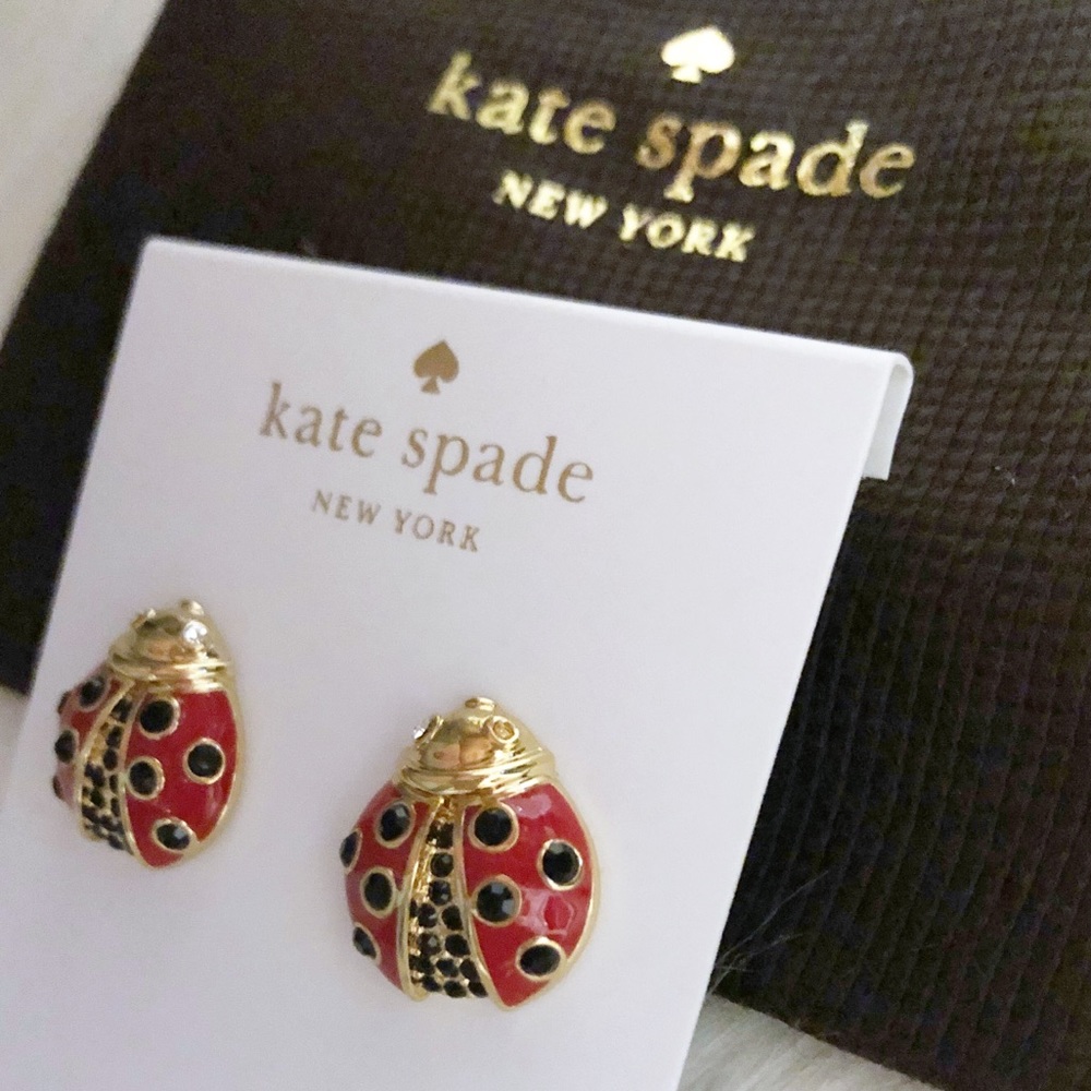 kate spade ♠️ Lady Bug Earrings